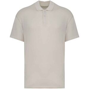 Native Spirit Mens Pique Drop  Polo Shirt / Ivory